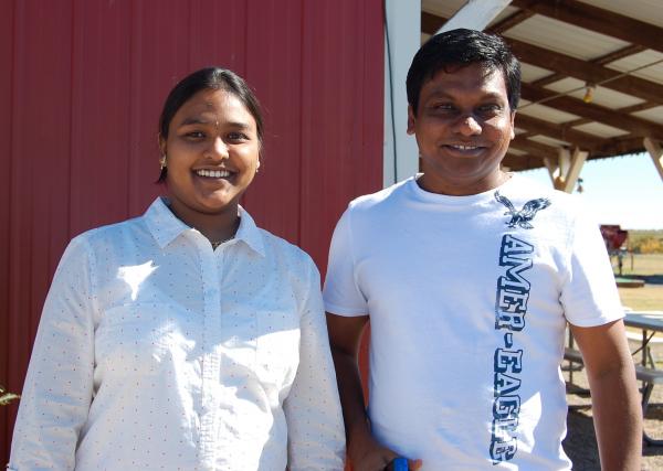 Lab members pose for a photo